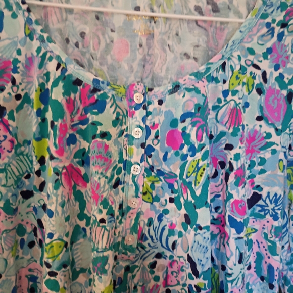Lilly Pulitzer PJ Set Top XXL Bottom L - Picture 4 of 10